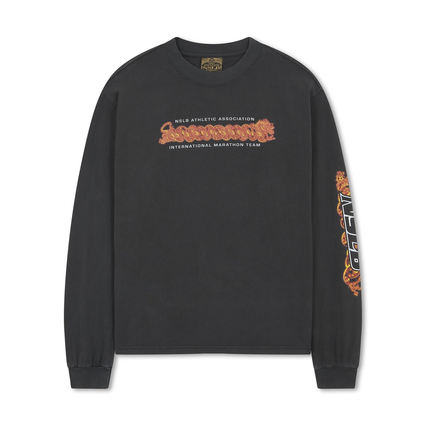 DRAGON LONG SLEEVE // BLK